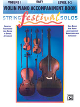 STRING FESTIVAL SOLOS #1 Piano Accompaniment for Violin cover
